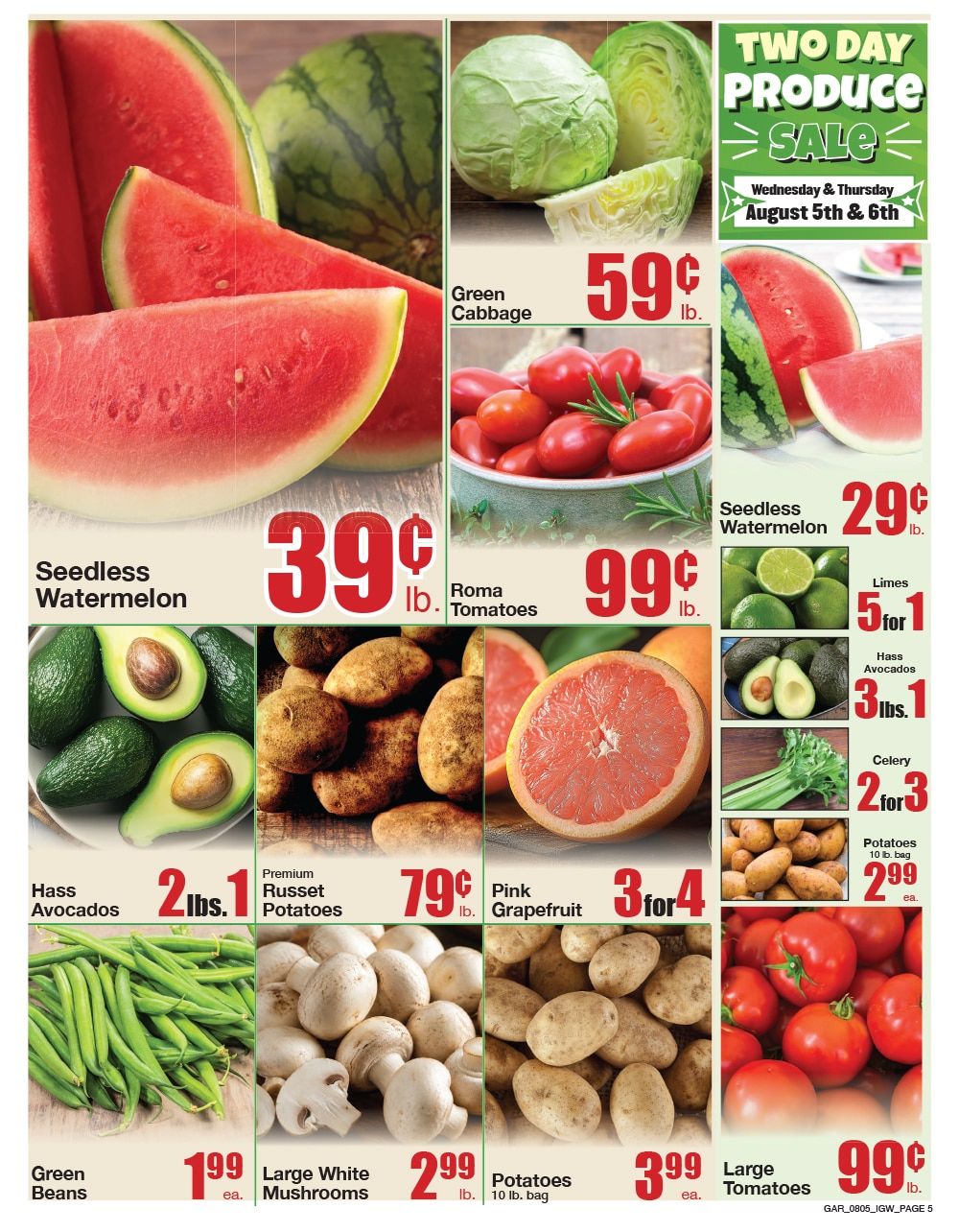 Garrett's IGA Weekly Ad August 5 - 11, 2026