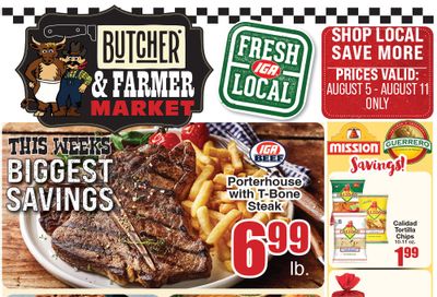 Butcher & Farmer Market Weekly Ad August 5 - 11, 2026