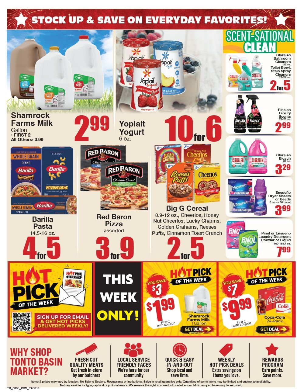Tonto Basin Market Weekly Ad August 5 - 11, 2026