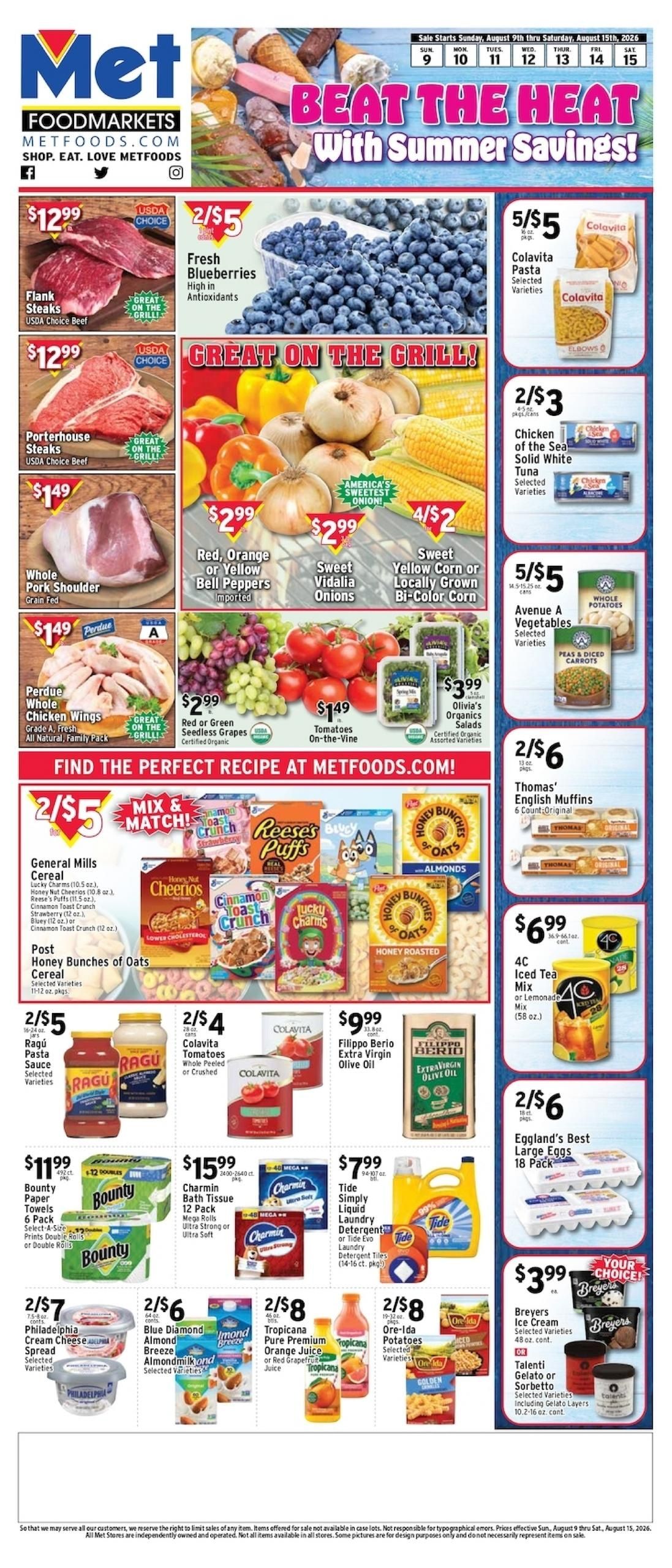Met Foods Weekly Ad August 9 - 15, 2026
