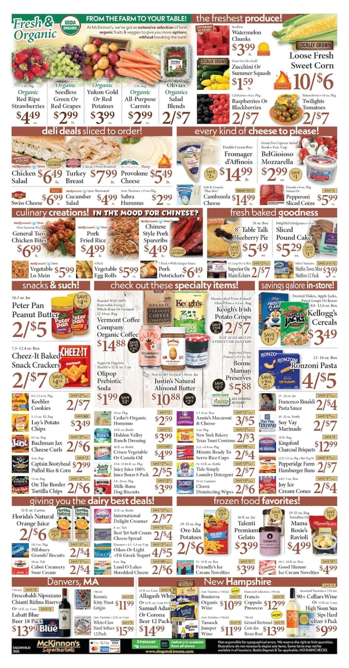 McKinnon's Supermarkets Weekly Ad August 7 - 13, 2026
