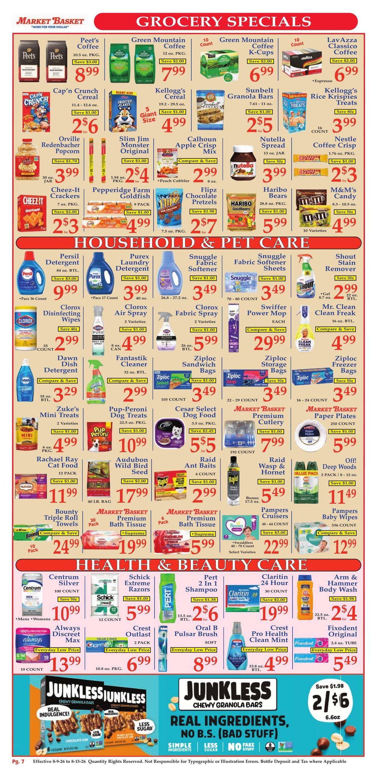 Demoulas Market Basket (MA, NH, RI) Weekly Ad August 9 - 15, 2026