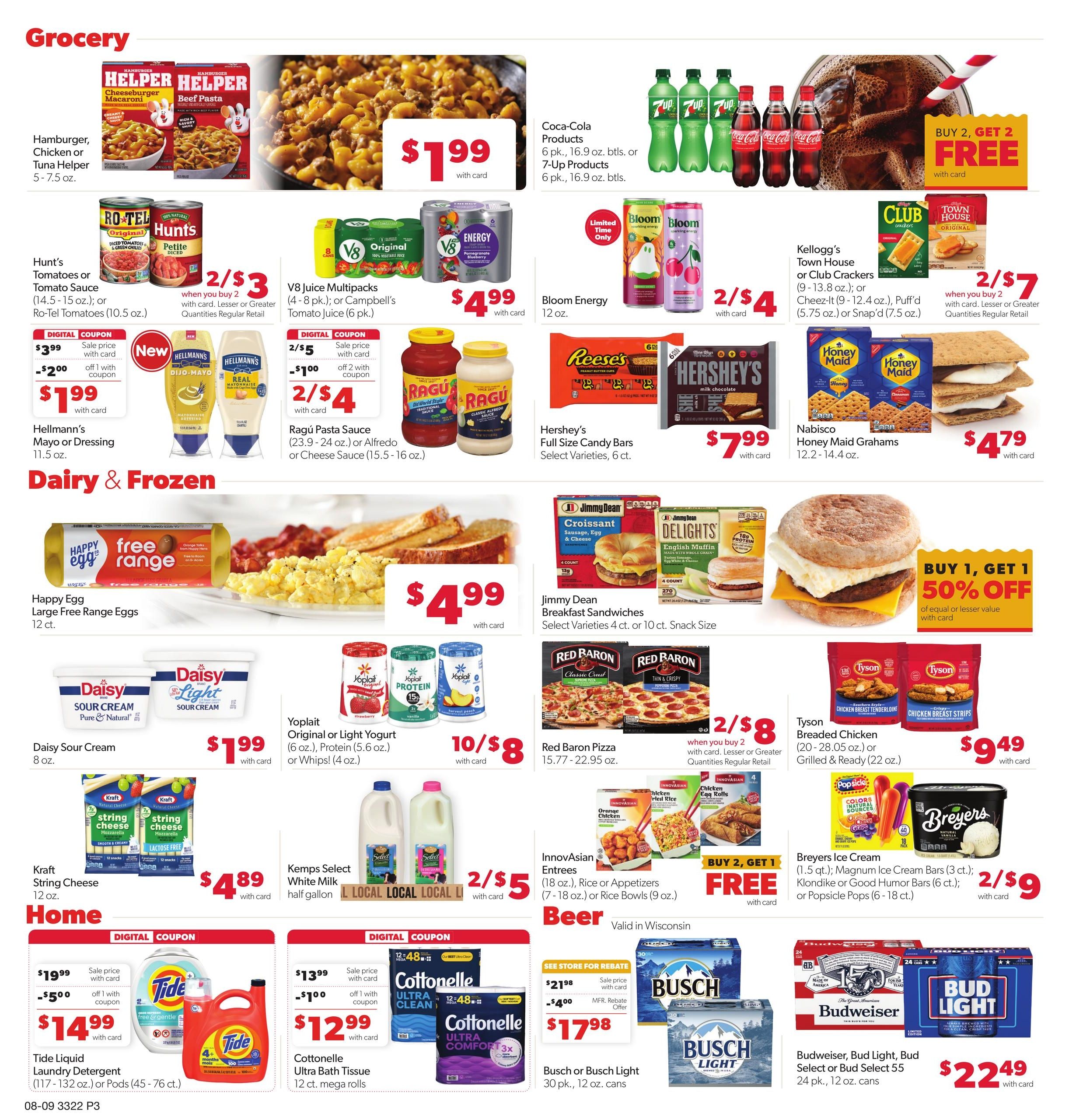 Family Fresh (Dundas–Castle Rock Area, MN–WI) Weekly Ad August 9 - 15, 2026