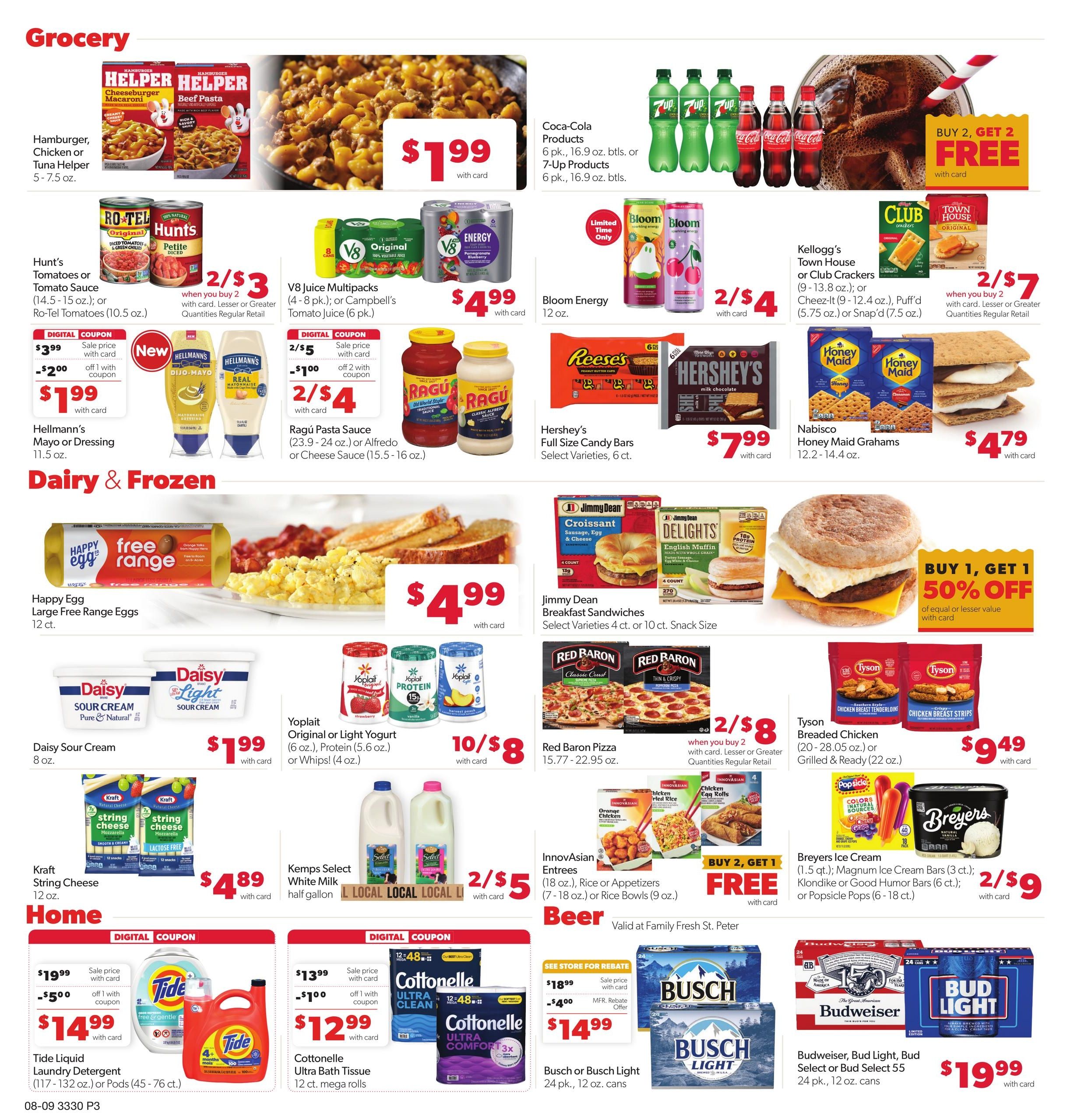 Family Fare (MN, WI) Weekly Ad August 9 - 15, 2026