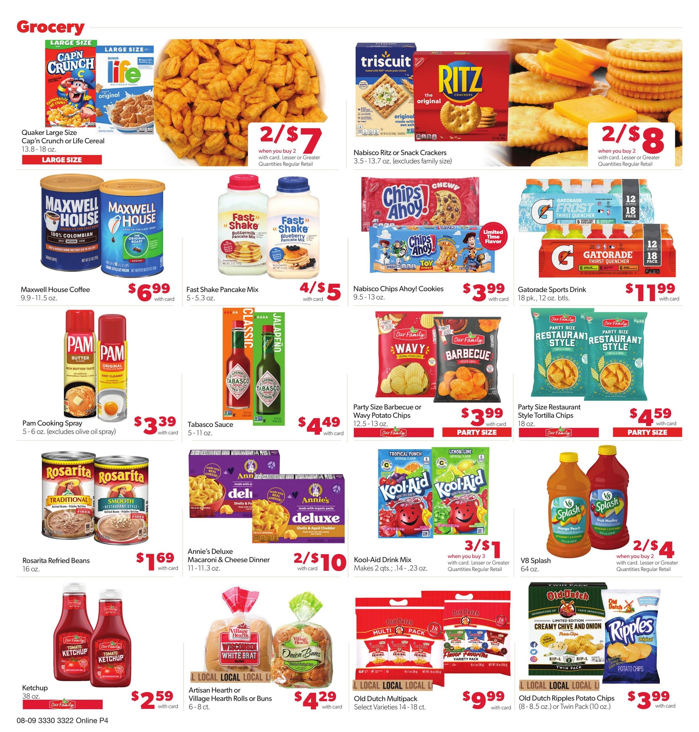 Family Fresh (Webster–Madelia Area, MN) Weekly Ad August 9 - 15, 2026