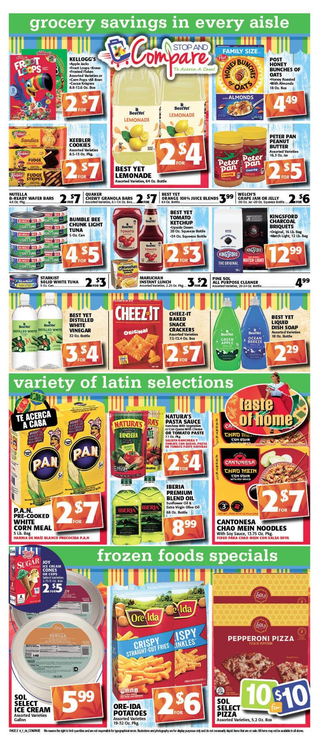 Stop and Compare Markets Weekly Ad August 7 - 13, 2026