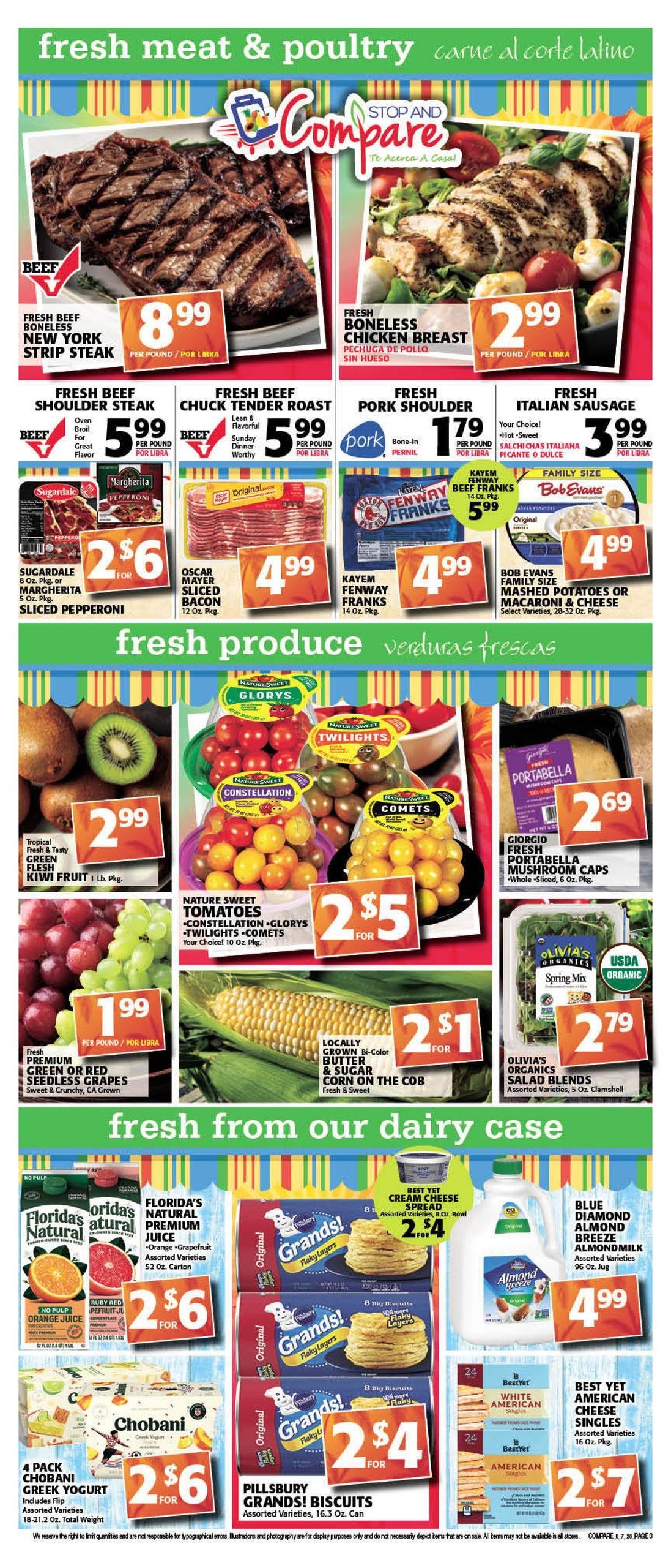 Stop and Compare Markets Weekly Ad August 7 - 13, 2026