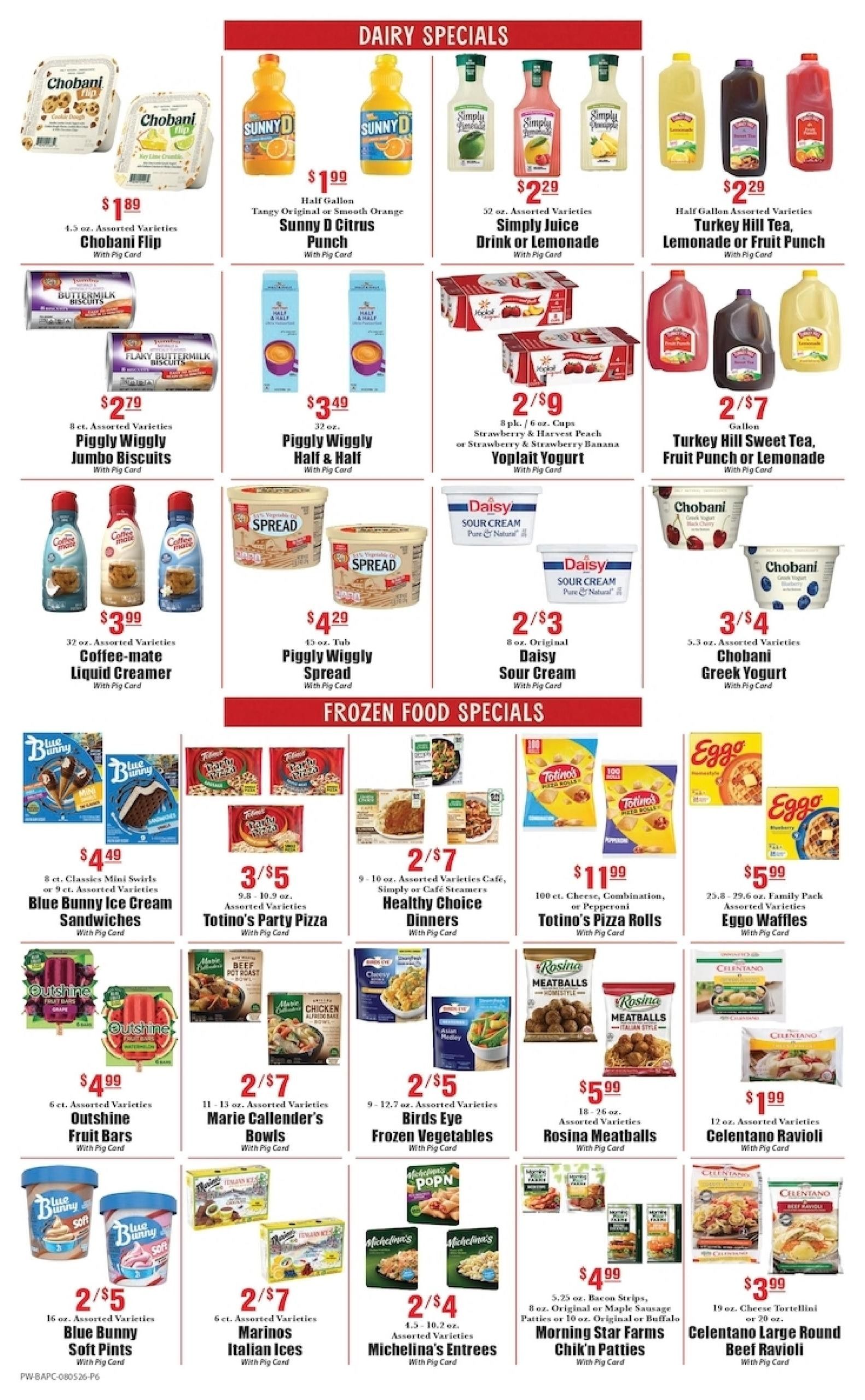 Piggly Wiggly Weekly Ad August 5 - 11, 2026