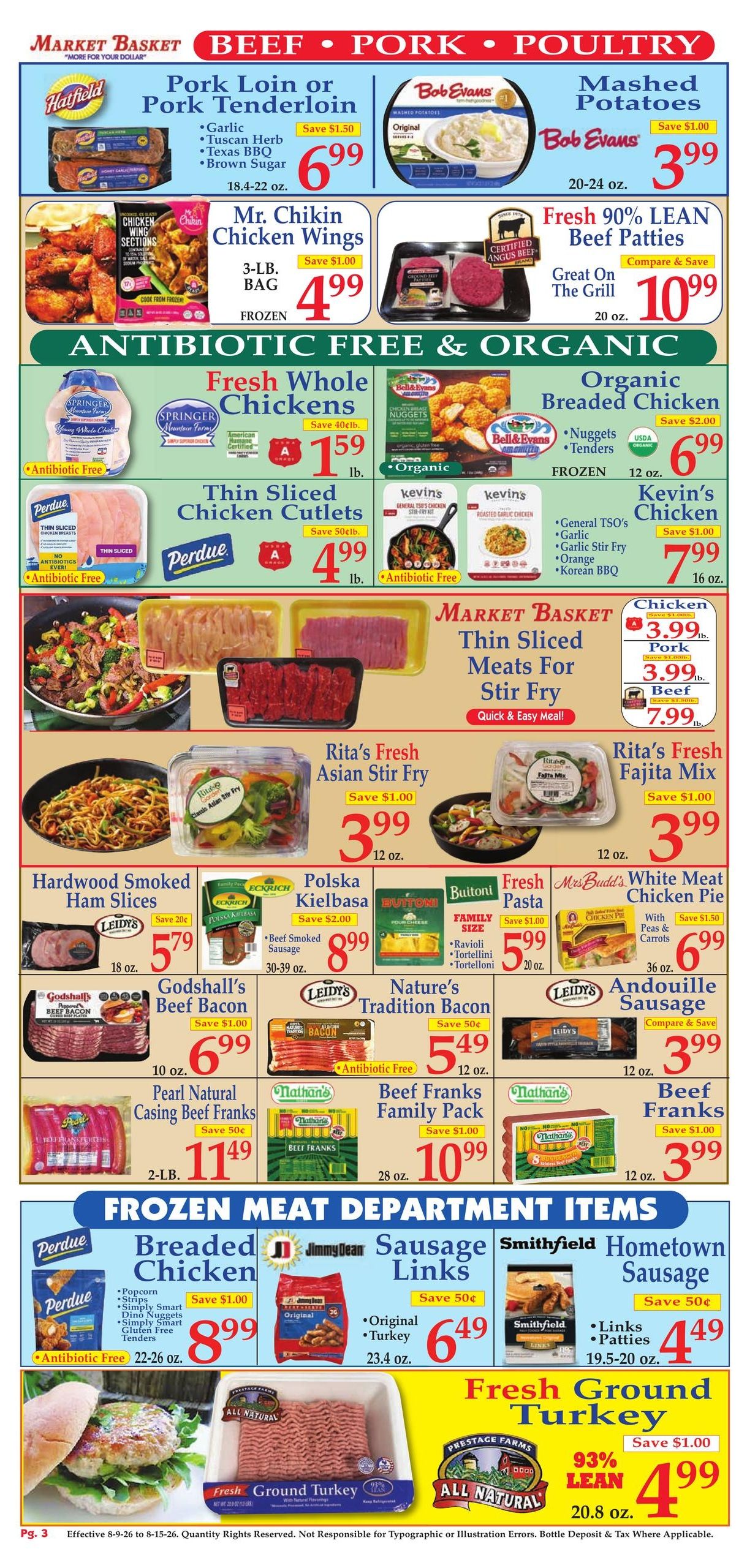 Market Basket Weekly Ad August 9 - 15, 2026