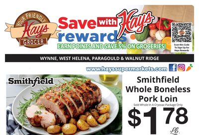 Hays Supermarket (Arkansas) Weekly Ad August 5 - 11, 2026
