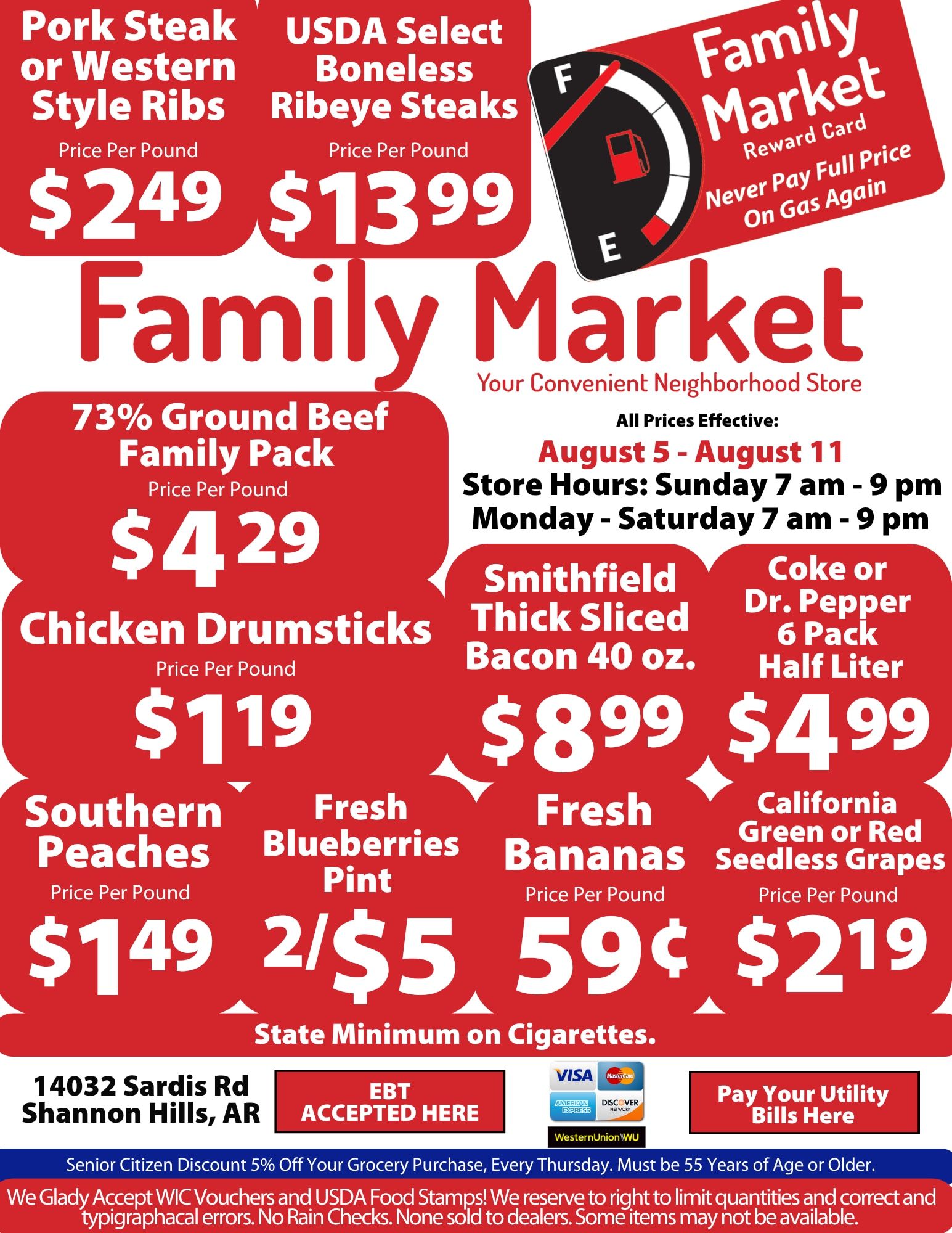 Family Market (Mabelvale, AR) Weekly Ad August 5 - 11, 2026