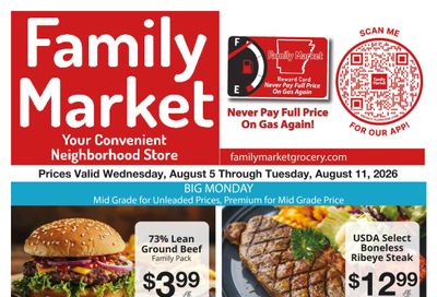 Family Market (Malvern, AR) Weekly Ad August 5 - 11, 2026