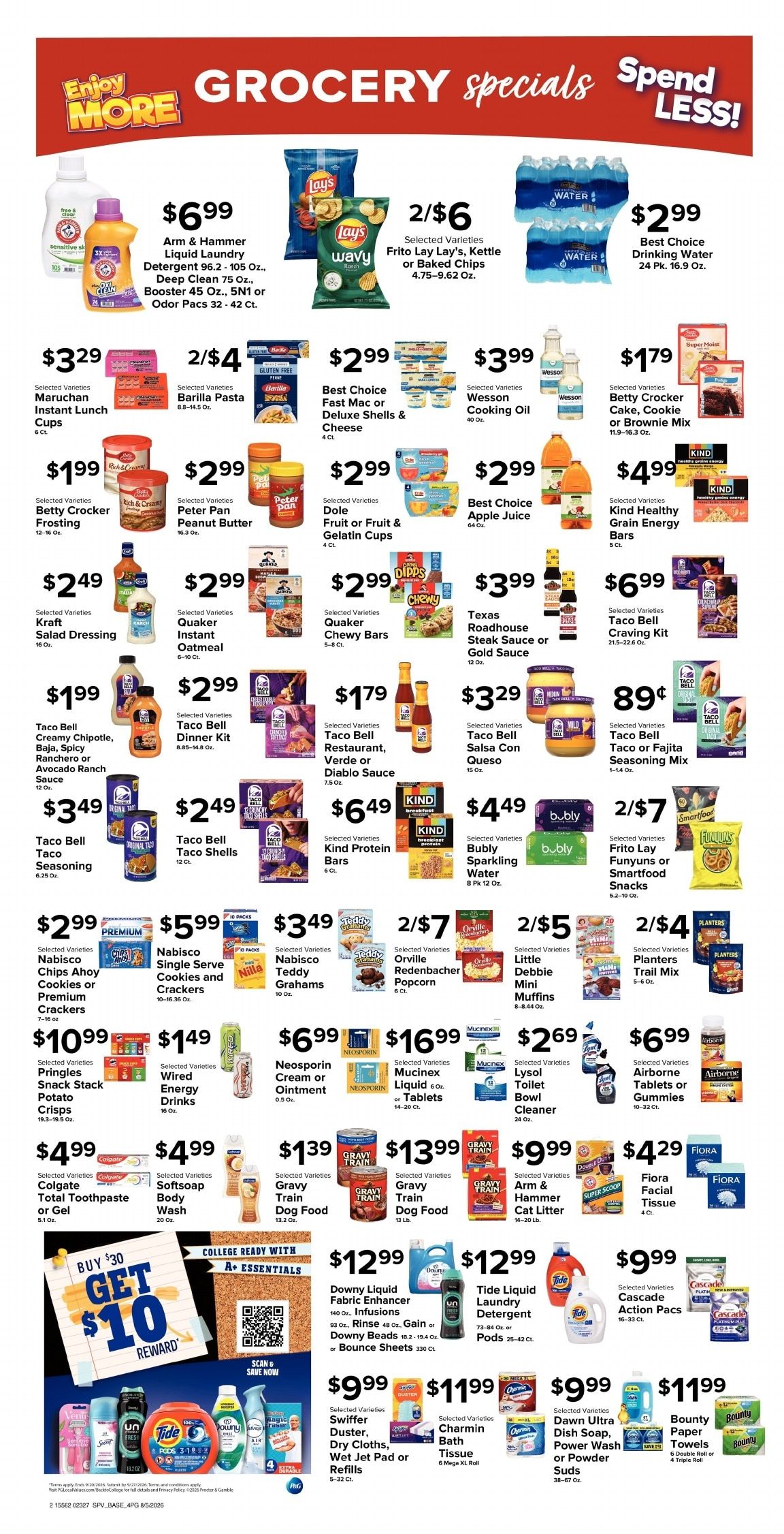 Miller's Hometown Market Weekly Ad August 5 - 11, 2026