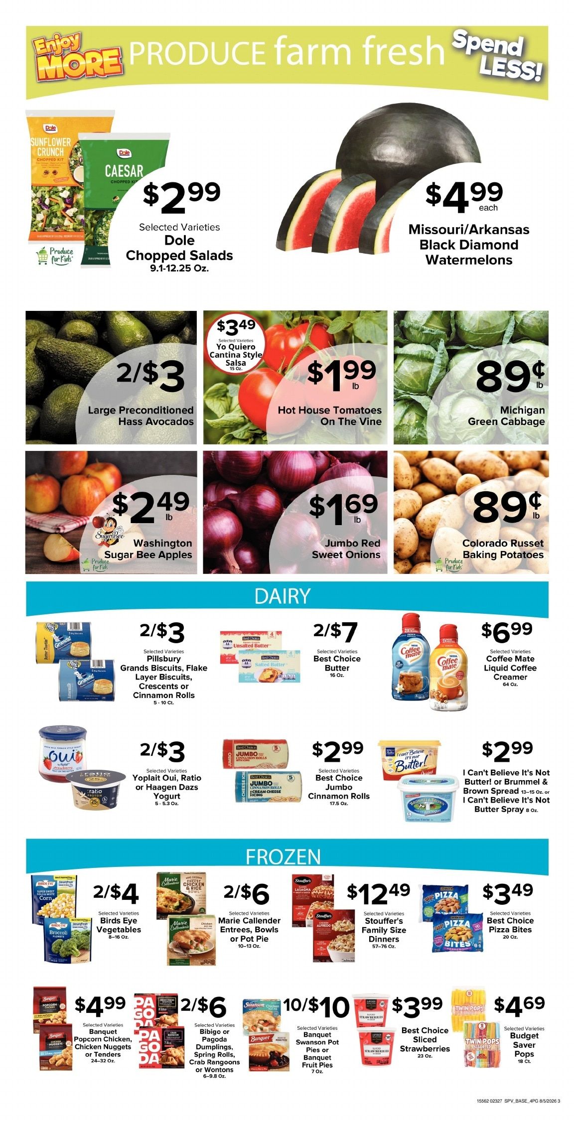 Miller's Hometown Market Weekly Ad August 5 - 11, 2026