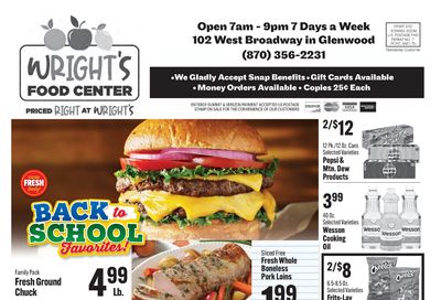 Wright's Food Center Weekly Ad August 5 - 11, 2026