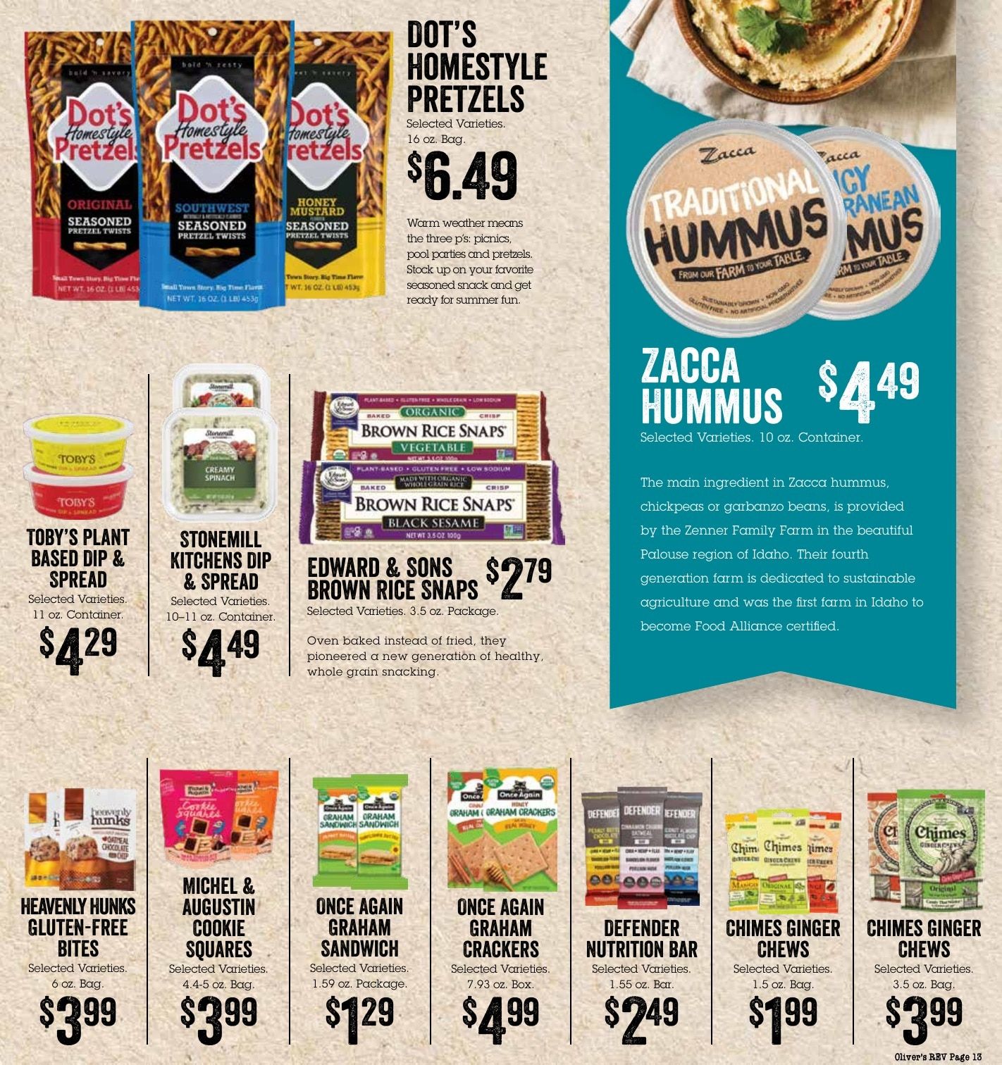 Oliver's Market Real Everyday Values Weekly Ad July 3 - October 1, 2026