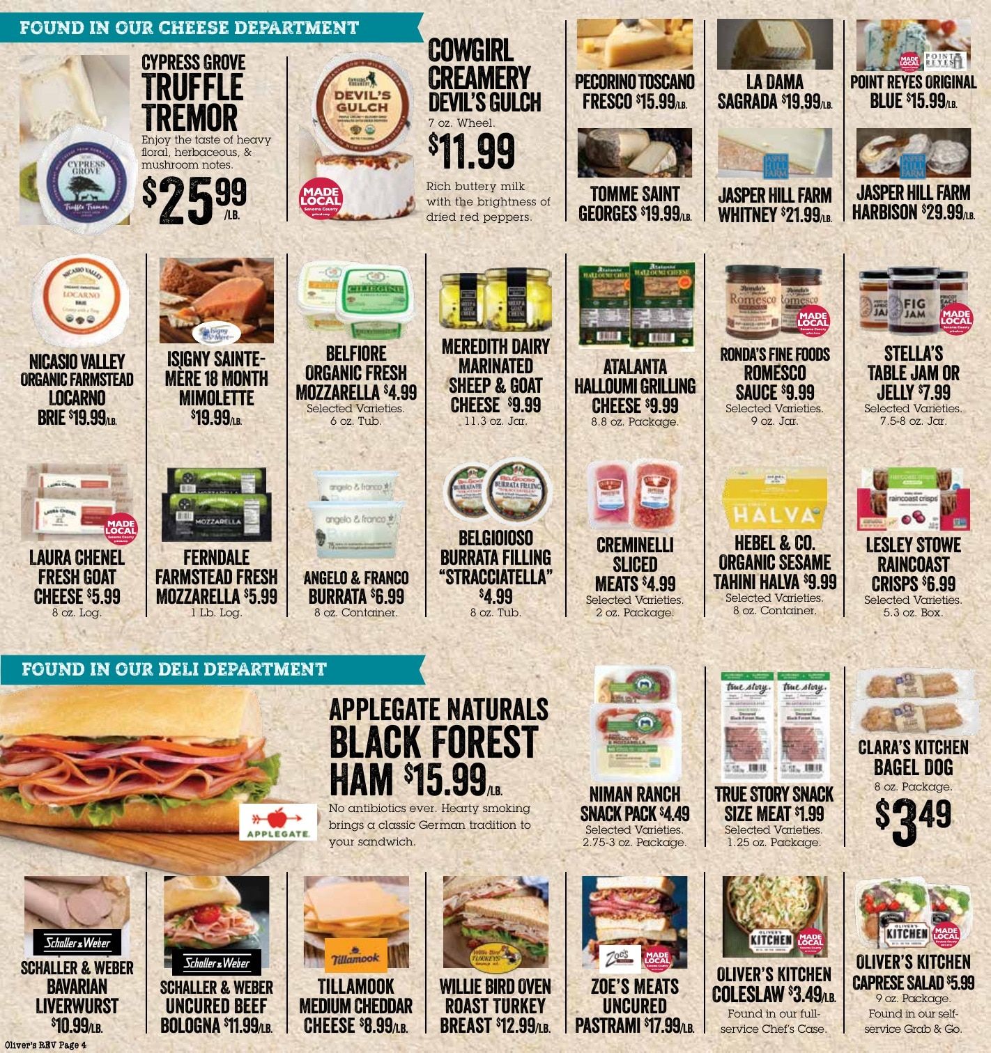 Oliver's Market Real Everyday Values Weekly Ad July 3 - October 1, 2026