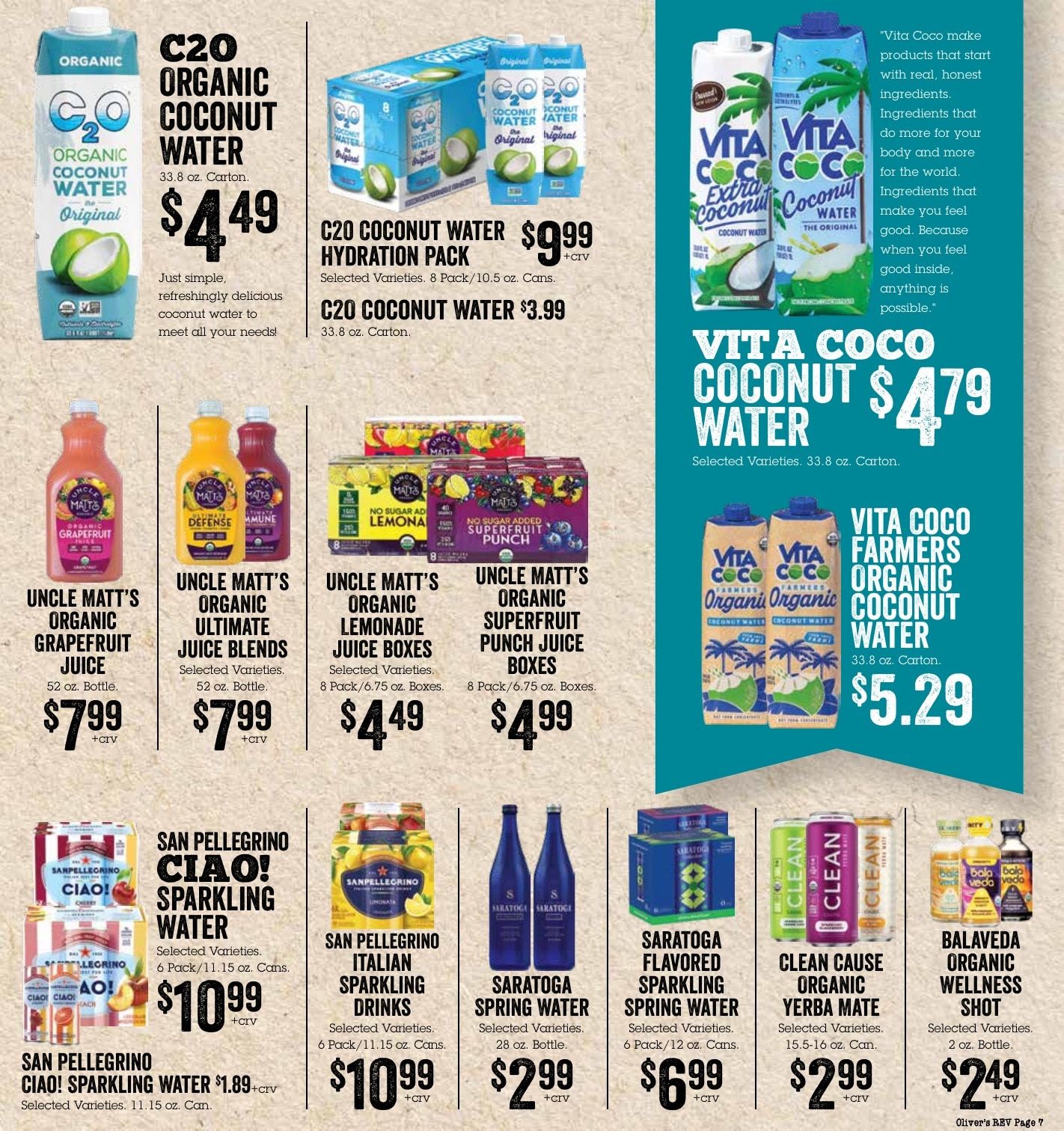 Oliver's Market Real Everyday Values Weekly Ad July 3 - October 1, 2026