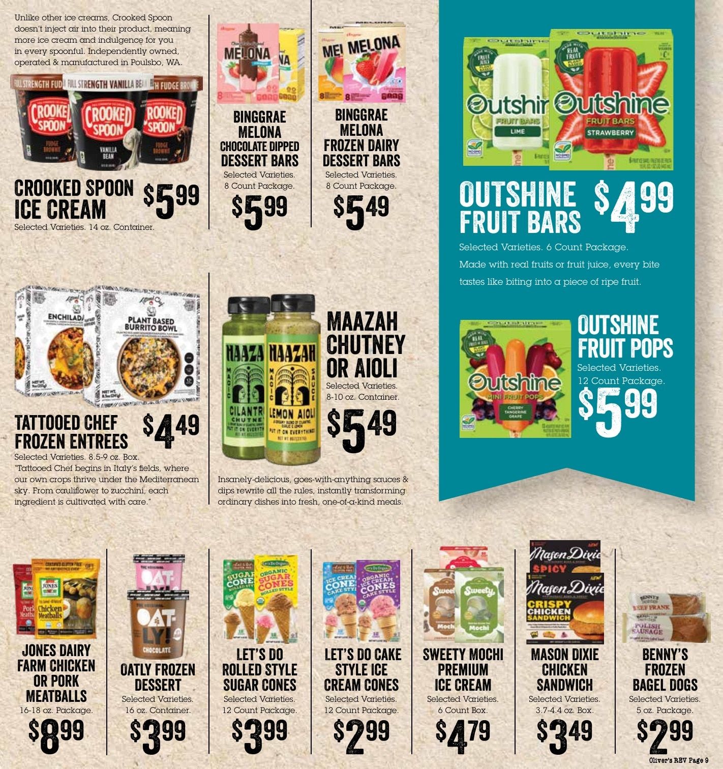 Oliver's Market Real Everyday Values Weekly Ad July 3 - October 1, 2026