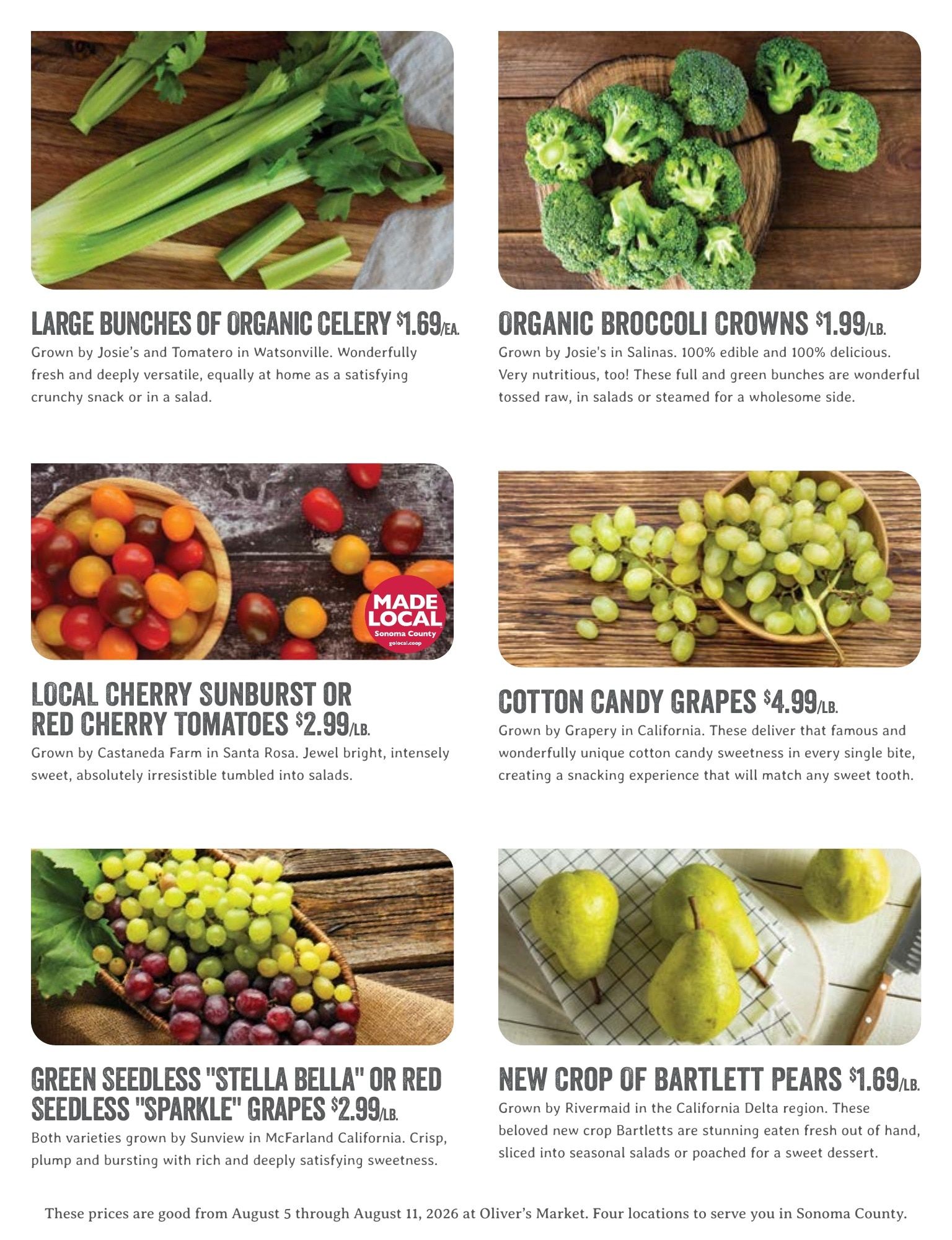 Oliver's Market Weekly Ad August 5 - 11, 2026