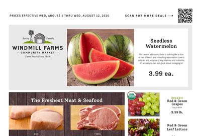 Windmill Farms Market Weekly Ad August 5 - 12, 2026