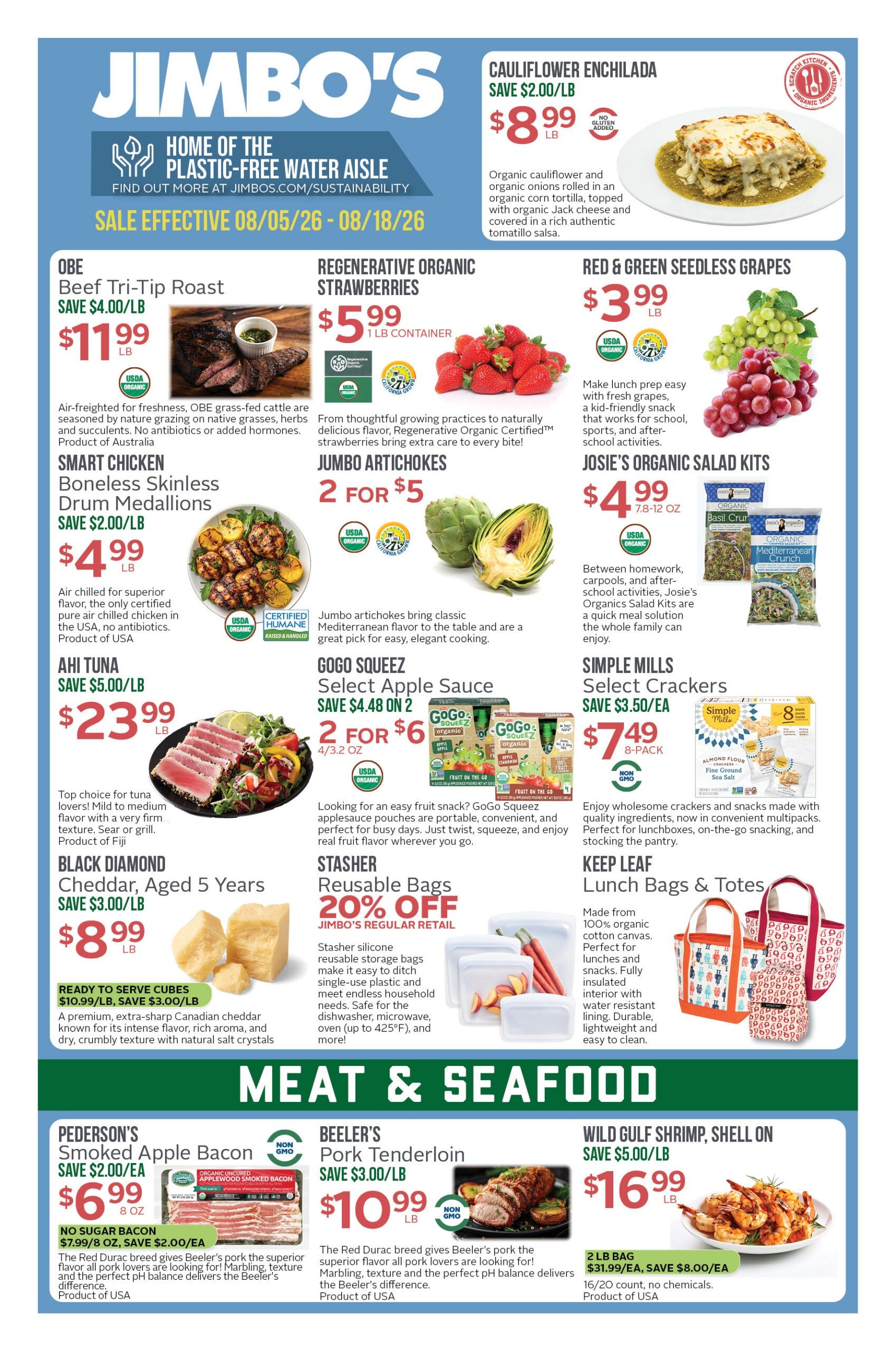 Jimbo's Weekly Ad August 5 - 18, 2026