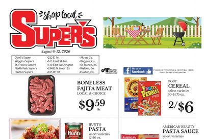 Odell's Super's Weekly Ad August 6 - 12, 2026