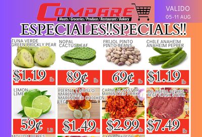 Super Carniceria Compare Weekly Ad August 5 - 11, 2026