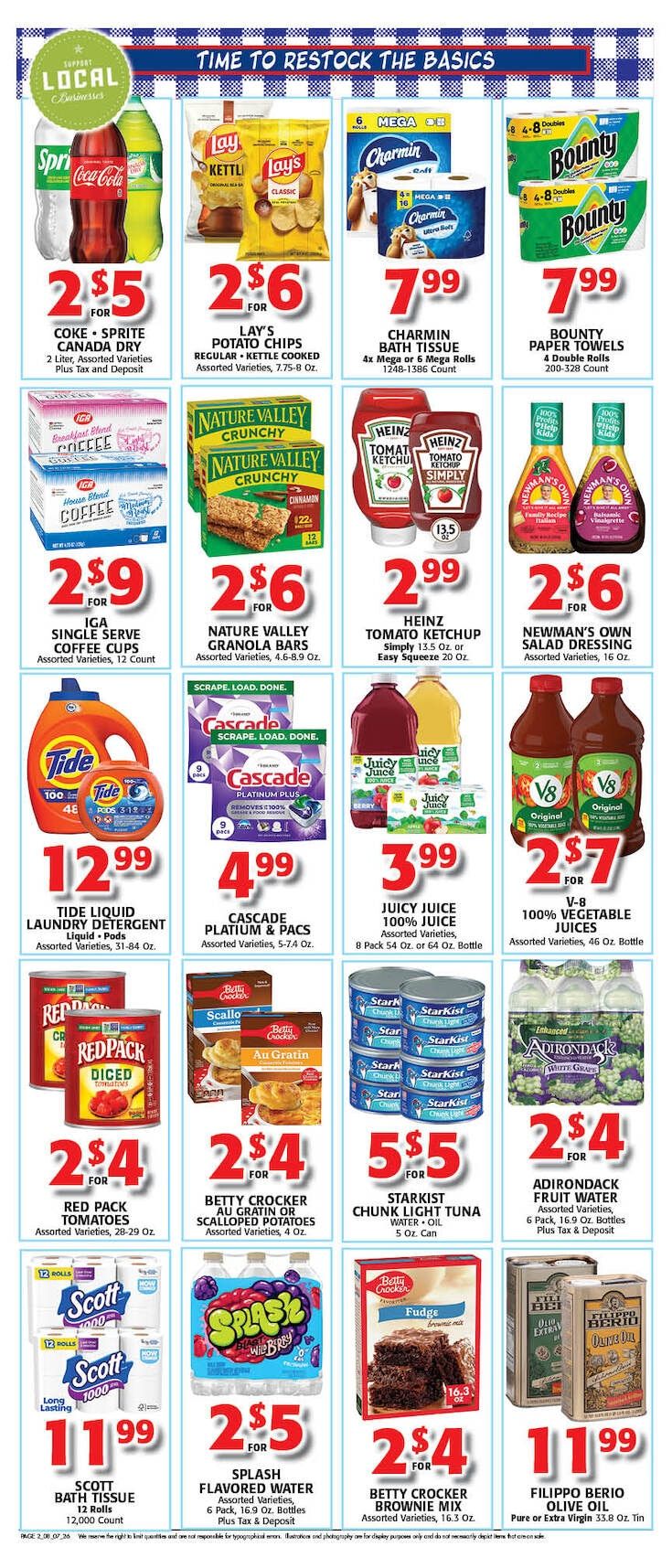Gnazzo's Food Center Weekly Ad August 7 - 13, 2026