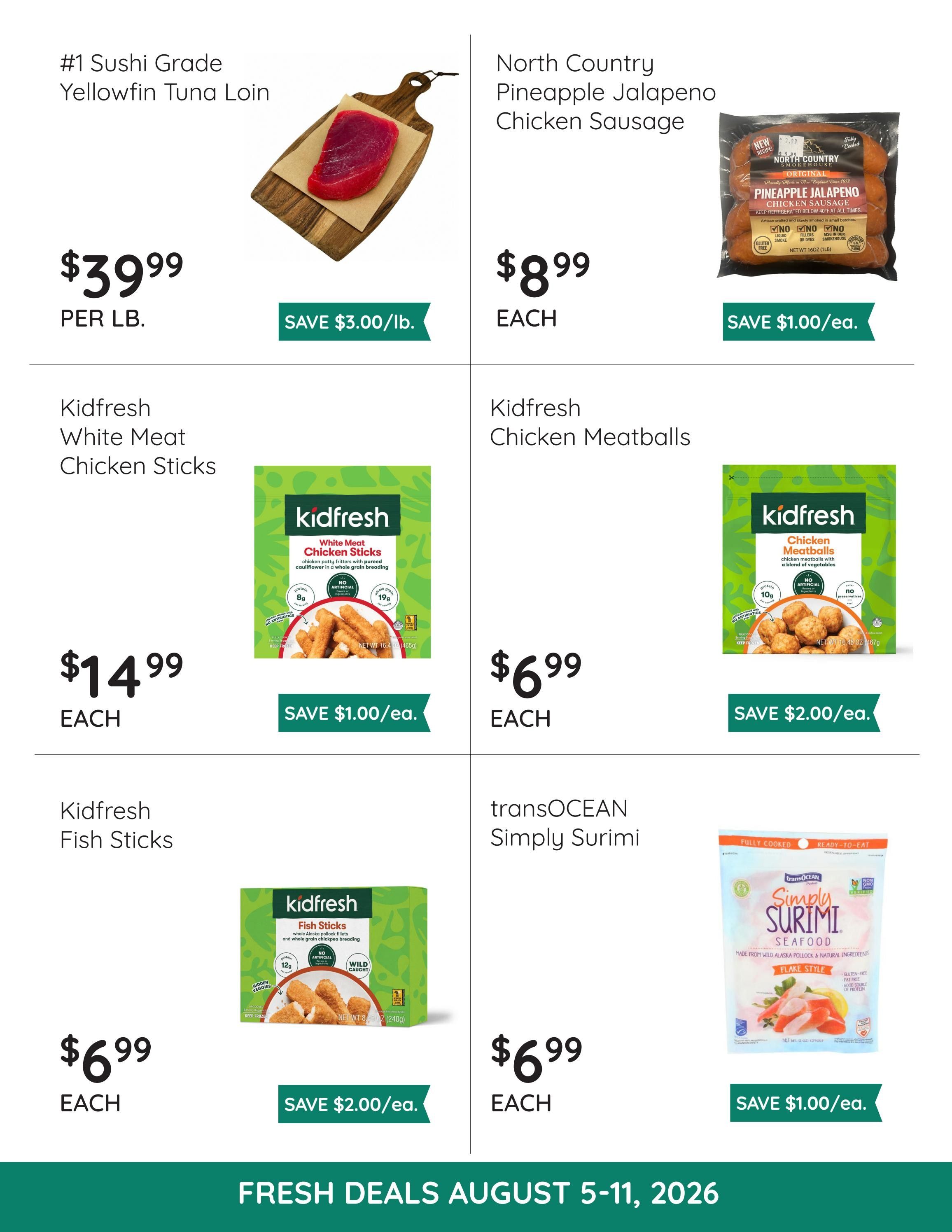 New Morning Market Monthly Sales Weekly Ad August 5 - 18, 2026