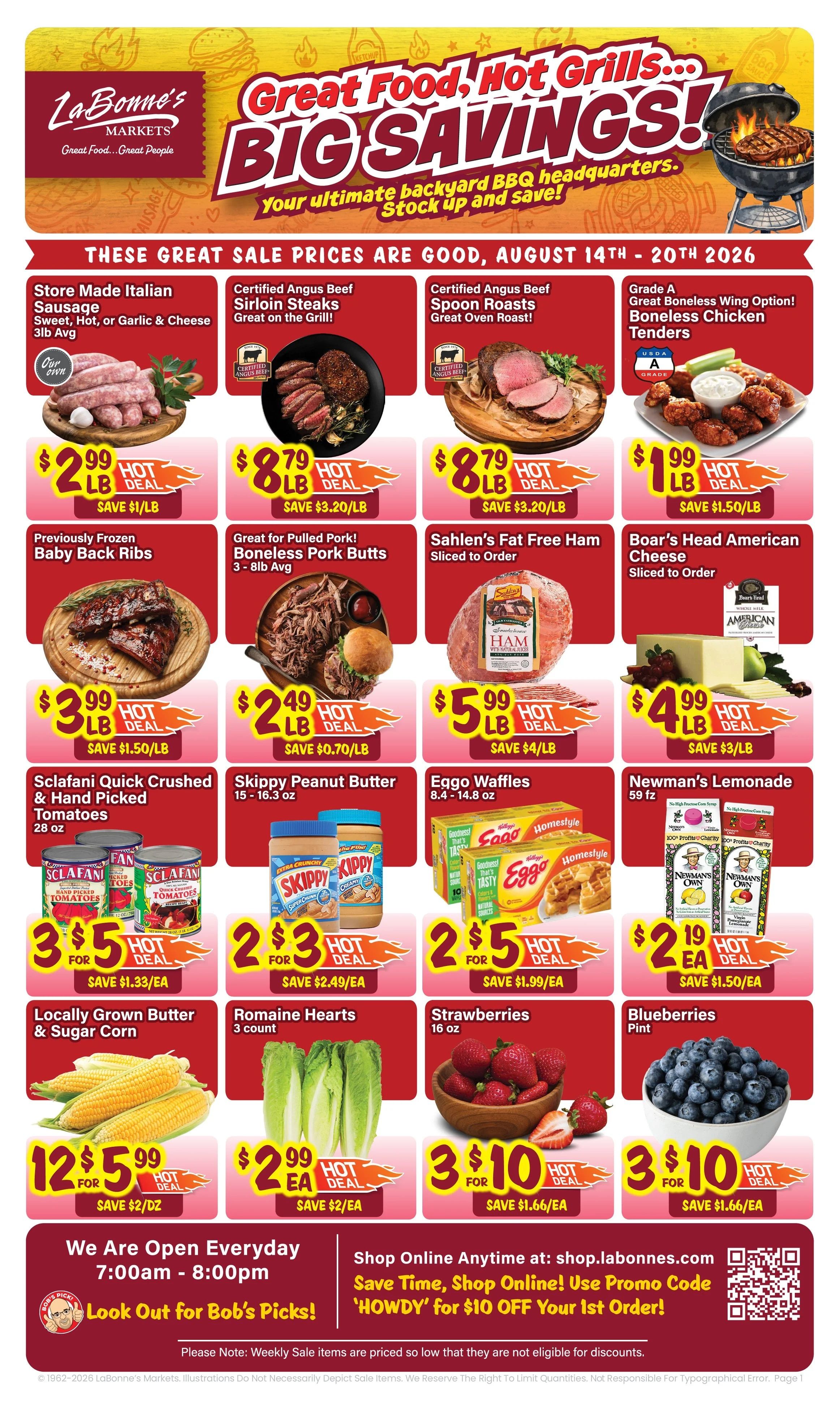 LaBonne's Markets Weekly Ad August 14 - 20, 2026