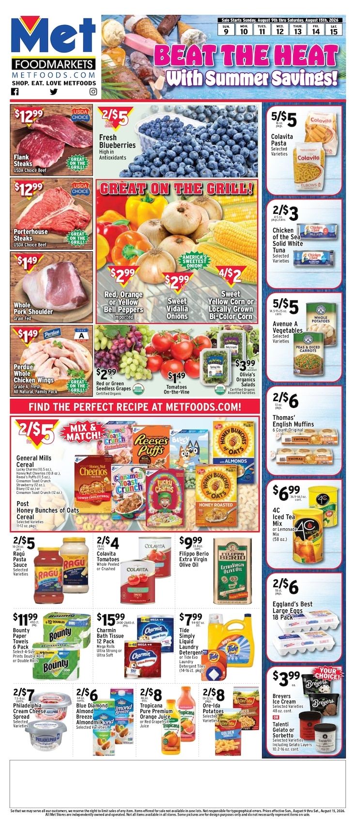 Met Foodmarkets (New Jersey, New York) Weekly Ad August 9 - 15, 2026