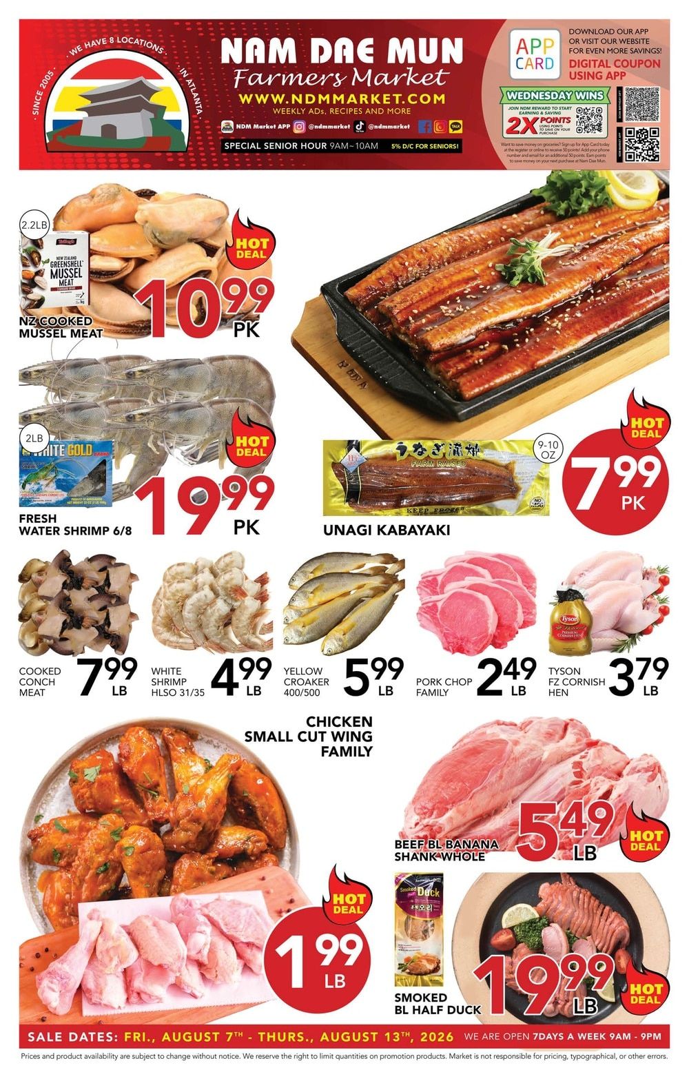 NDM Market (Georgia) Weekly Ad August 7 - 13, 2026