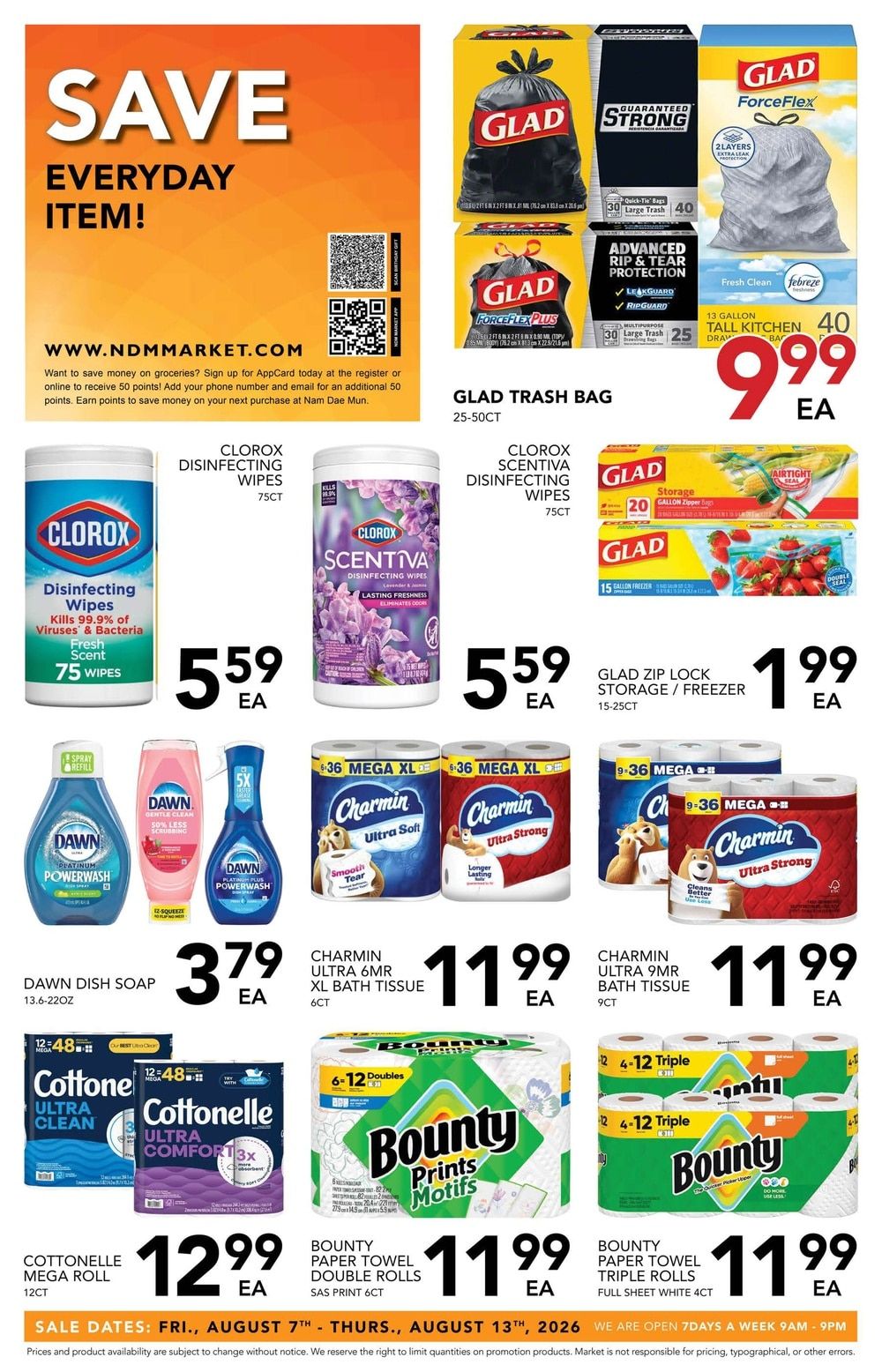 NDM Market (Georgia) Weekly Ad August 7 - 13, 2026