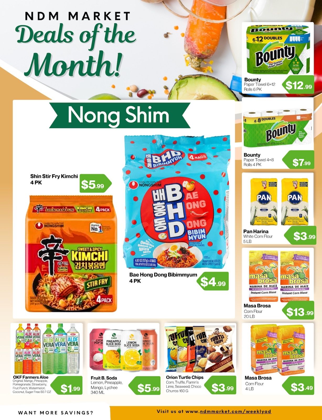 NDM Market Monthly Savings Weekly Ad August 1 - 31, 2026