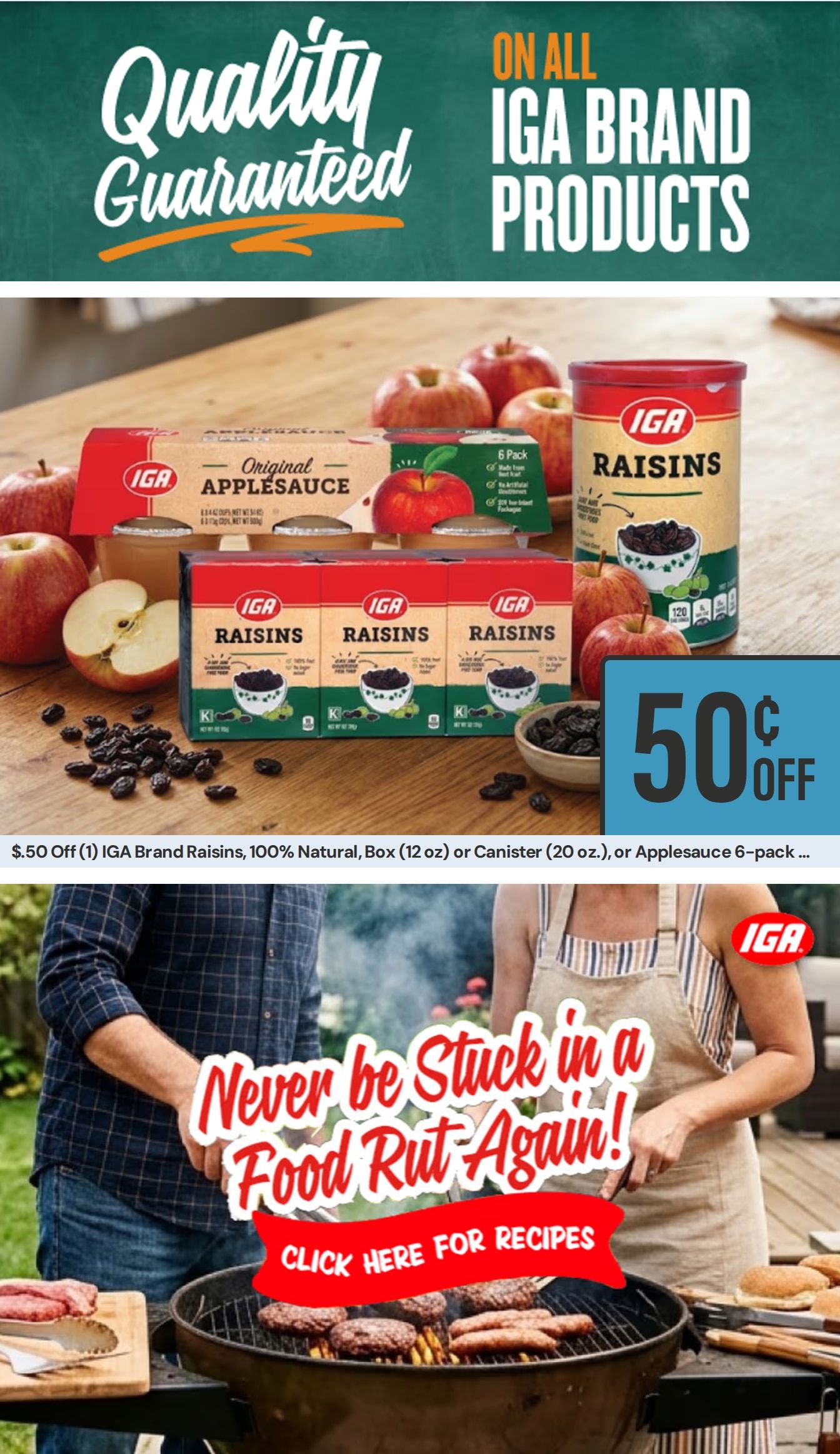 Rowe's IGA Supermarkets (Orange Park, FL) Weekly Ad July 31 - August 13, 2026