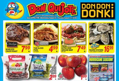 Don Quijote Hawaii Weekly Ad August 5 - 11, 2026