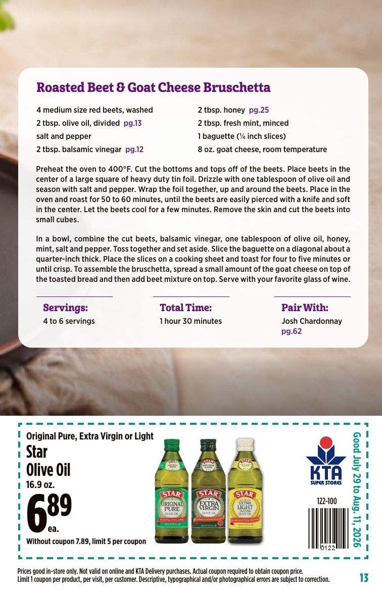 KTA Super Stores Coupon Book Weekly Ad July 29 - August 11, 2026