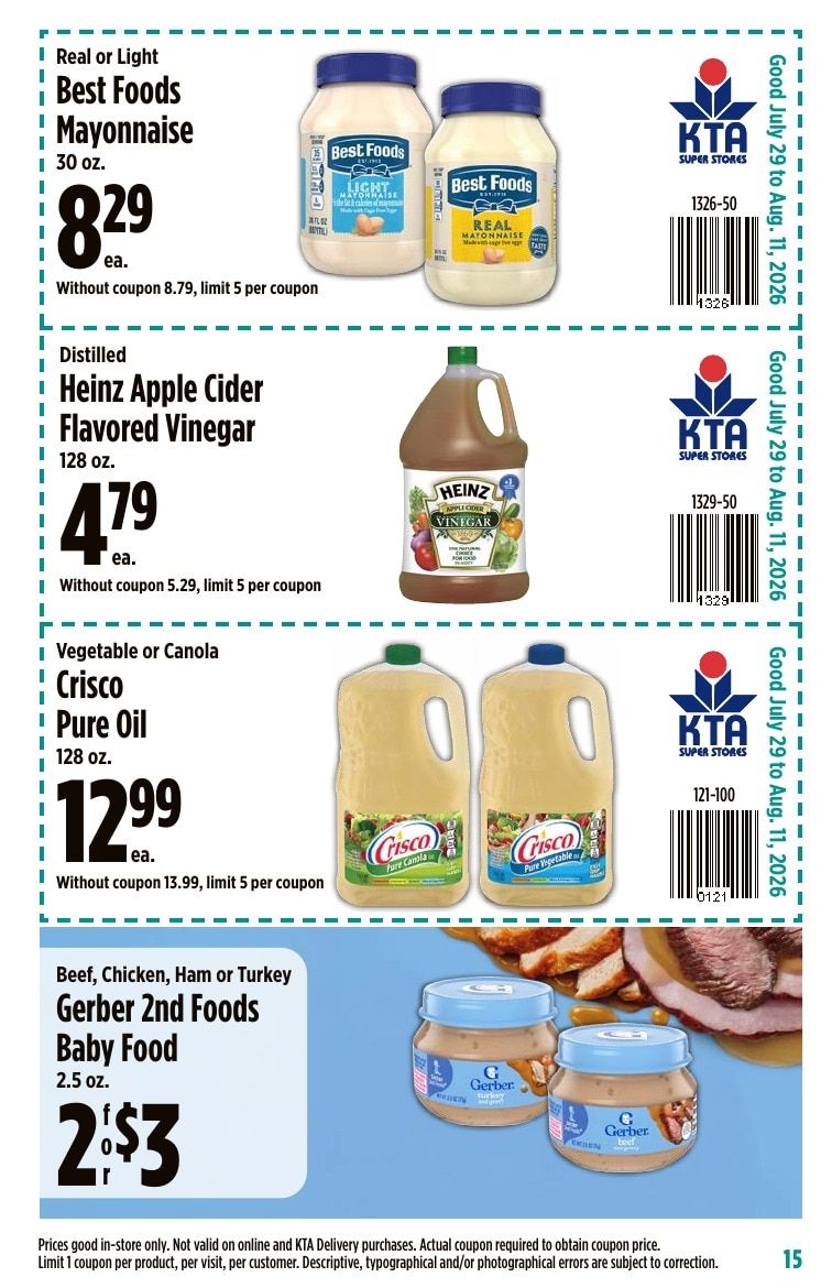 KTA Super Stores Coupon Book Weekly Ad July 29 - August 11, 2026