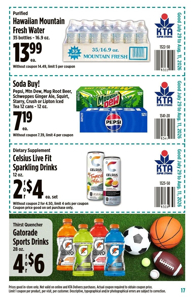KTA Super Stores Coupon Book Weekly Ad July 29 - August 11, 2026