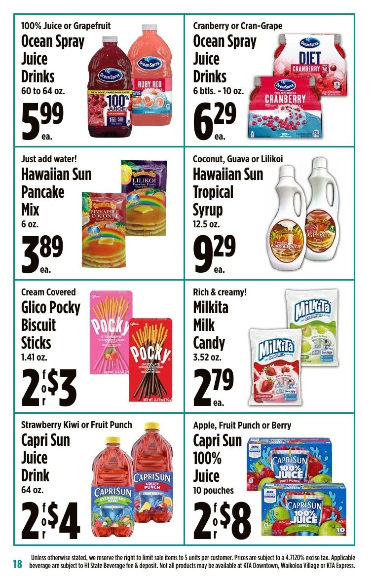 KTA Super Stores Coupon Book Weekly Ad July 29 - August 11, 2026