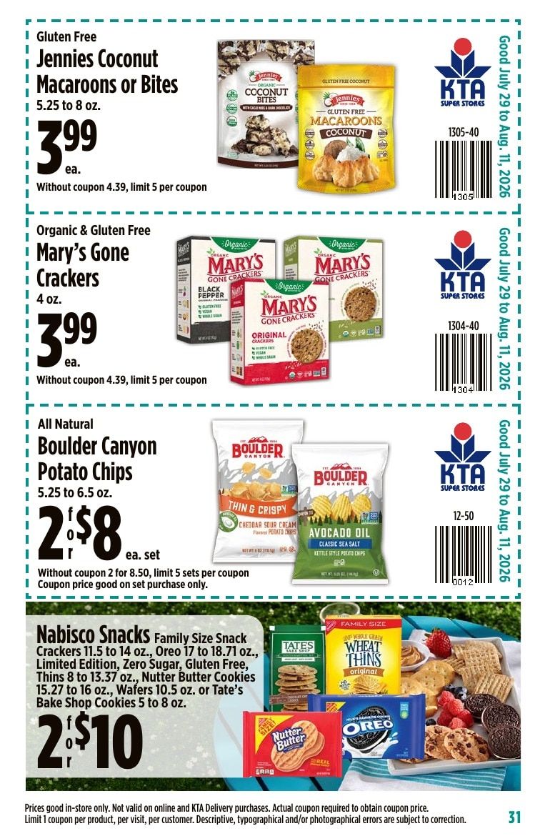 KTA Super Stores Coupon Book Weekly Ad July 29 - August 11, 2026