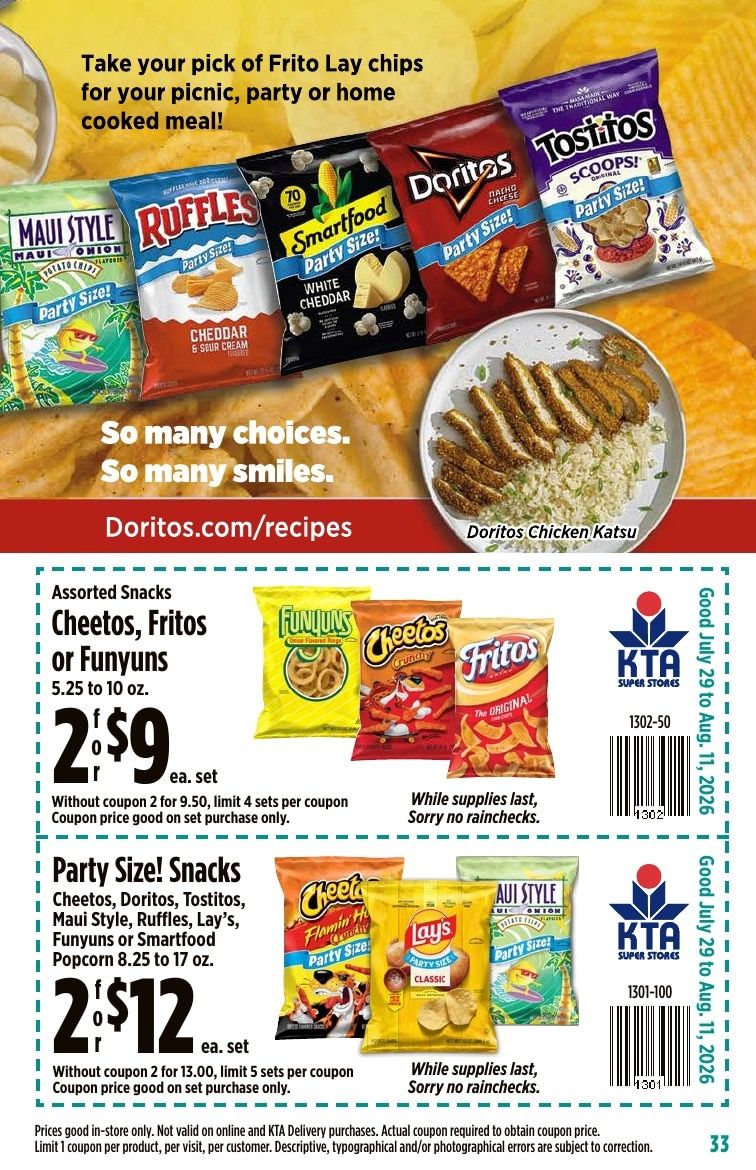 KTA Super Stores Coupon Book Weekly Ad July 29 - August 11, 2026