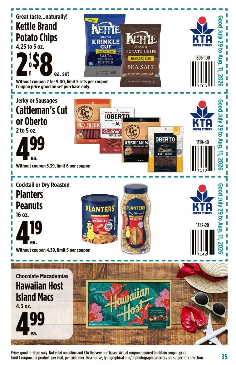 KTA Super Stores Coupon Book Weekly Ad July 29 - August 11, 2026