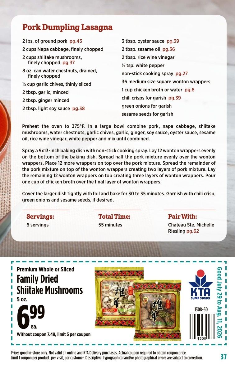 KTA Super Stores Coupon Book Weekly Ad July 29 - August 11, 2026