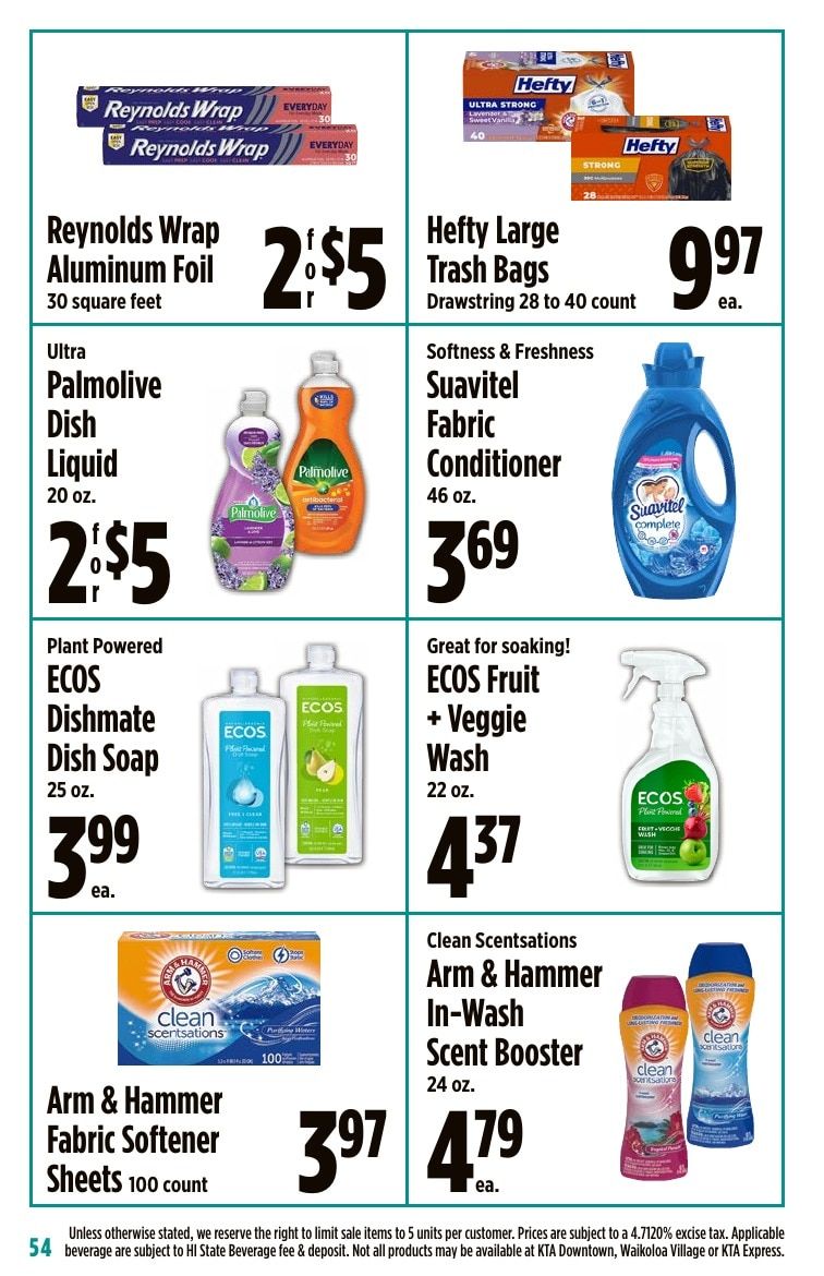 KTA Super Stores Coupon Book Weekly Ad July 29 - August 11, 2026