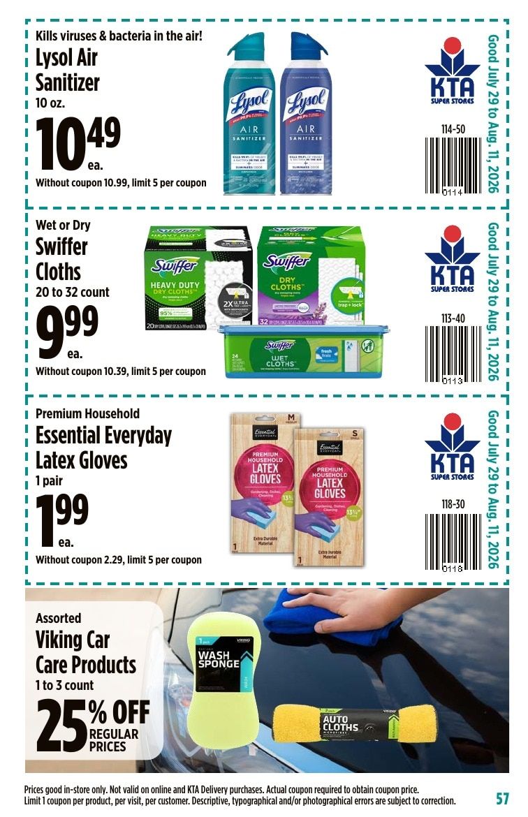 KTA Super Stores Coupon Book Weekly Ad July 29 - August 11, 2026
