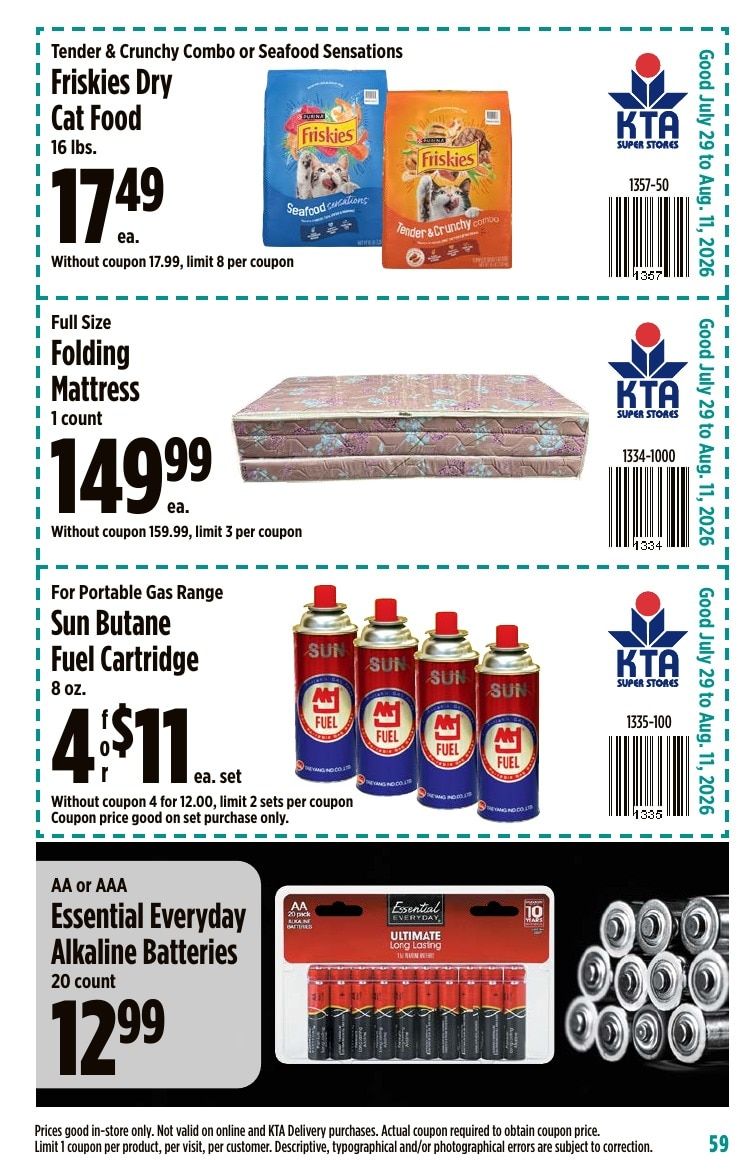 KTA Super Stores Coupon Book Weekly Ad July 29 - August 11, 2026
