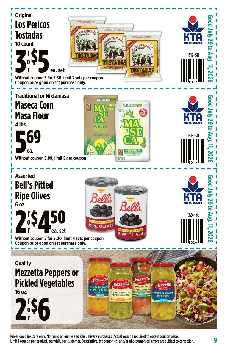 KTA Super Stores Coupon Book Weekly Ad July 29 - August 11, 2026