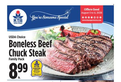 KTA Super Stores Weekly Ad August 5 - 11, 2026
